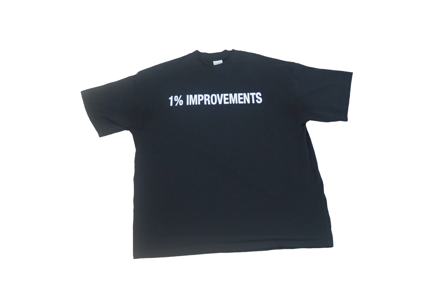 1% Improvements Drop Sleeve Tee - Black