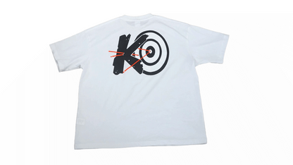 1% Improvements Drop Sleeve Tee - White